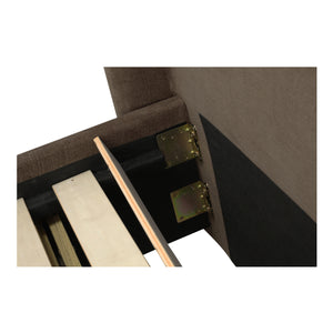 Sophia King Storage Bed in Brown with Drawers