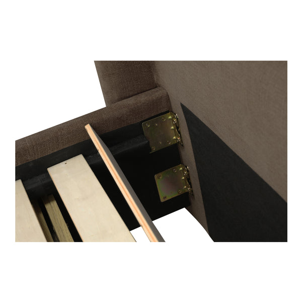 Sophia King Storage Bed in Brown with Drawers