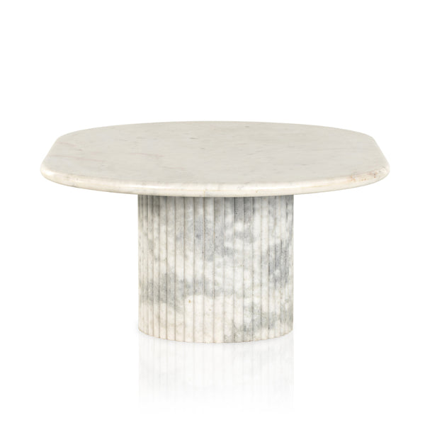 Oranda Coffee Table in Polished White