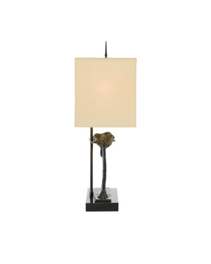 Sparrow Table Lamp In Bronze & Black