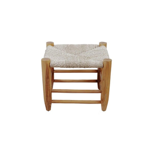 Perriand Short Teak Stool