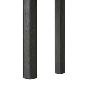 Oman Console Table - Rustic Black Veneer