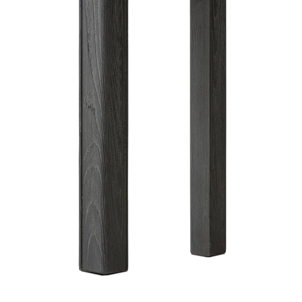 Oman Console Table - Rustic Black Veneer