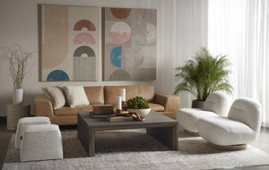 FRANZE SWIVEL LOUNGE CHAIR - MERINO PEARL