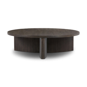 Toli Coffee Table In Wood - Smoked Black