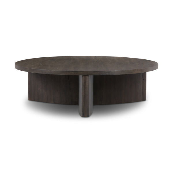 Toli Coffee Table In Wood - Smoked Black