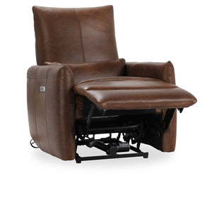 Thaya Leather Power Recliner with Adjustable Headrest
