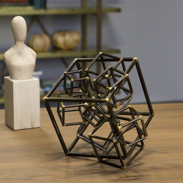 Cubico 13.25"SQ Sculpture