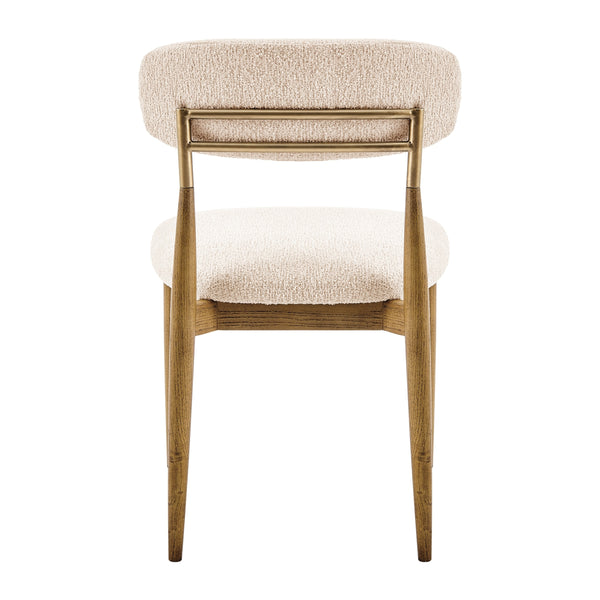 Verna Boucle Dining Side Chair, Palladian Beige