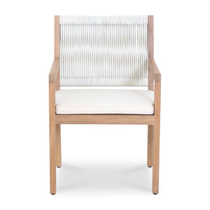 Moe's Luce Outdoor Dining Chair in Natural Teak
