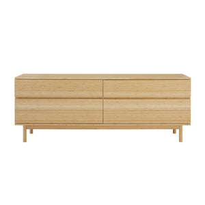 Monterey 4 Drawer Double Dresser, Wheat