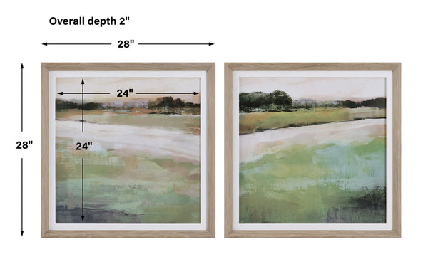 Vivid Vista Framed Prints, Set/2