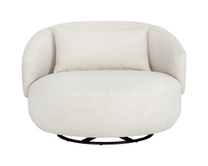 WALSH SWIVEL LOUNGE CHAIR - EFFIE LINEN