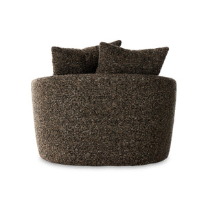 Chloe Swivel Chair In Ivan Granite