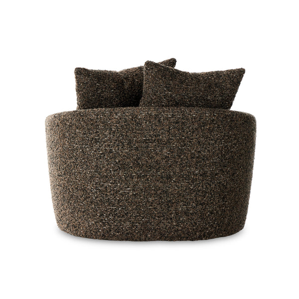 Chloe Swivel Chair In Ivan Granite