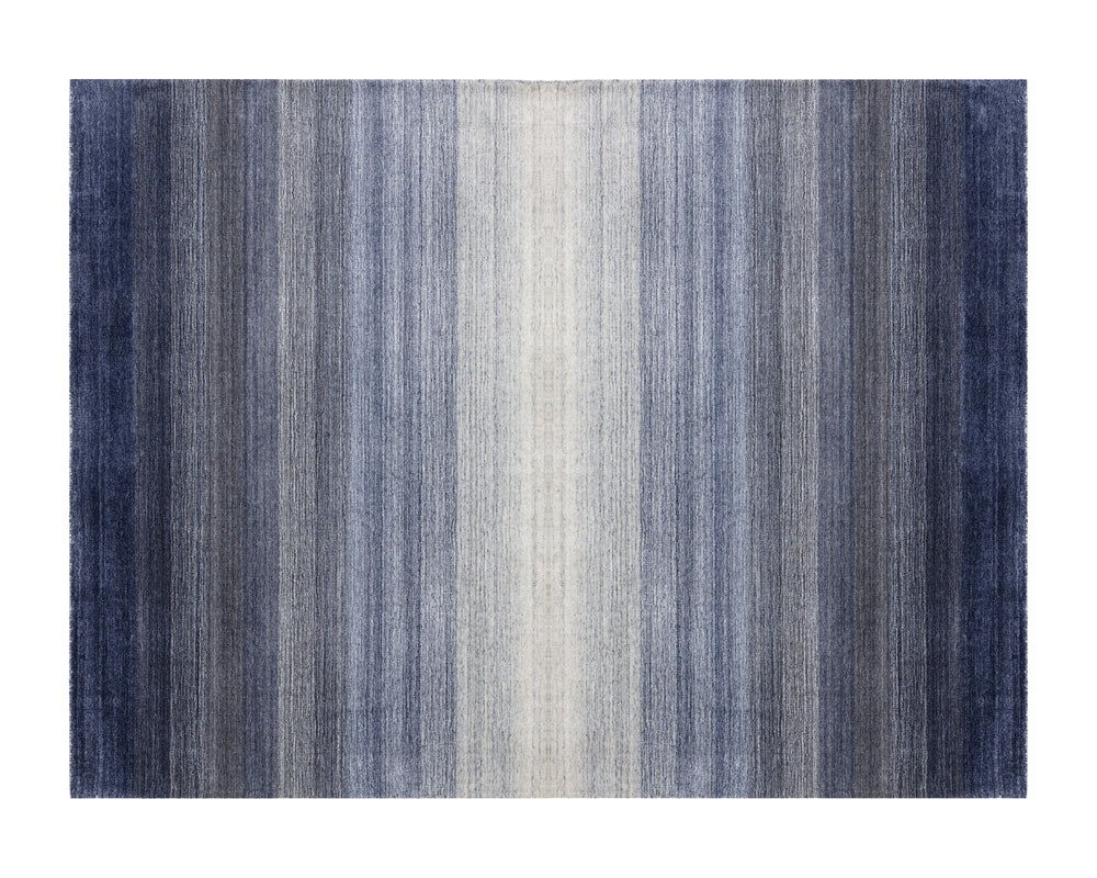Lagos Hand Loomed Rug - Blue - 9' X 12'