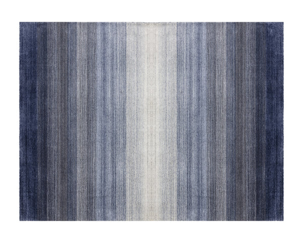 Lagos Hand Loomed Rug - Blue - 9' X 12'