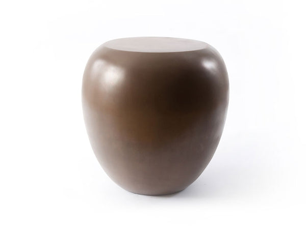 River Stone Side Table, Bronze