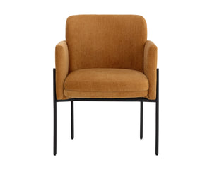 RICHIE DINING ARMCHAIR - BLACK - DANNY AMBER