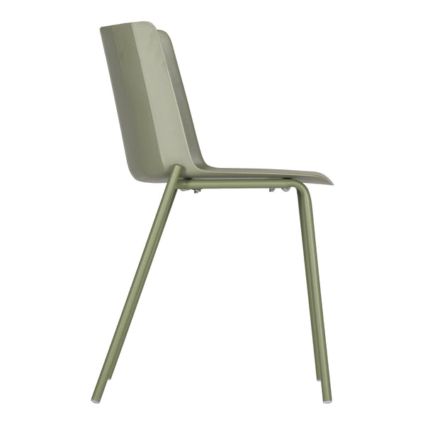 Moe's Silla Outdoor Dining Chair Set - Sage Green