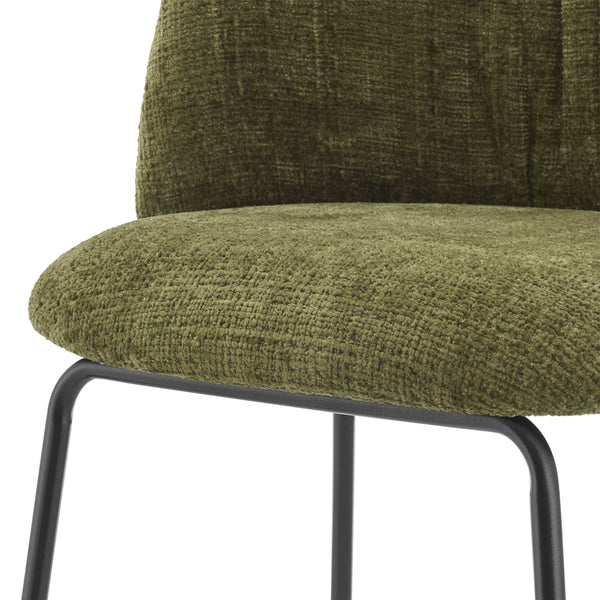 Millie KD Chenille Counter Stool, Canova Green
