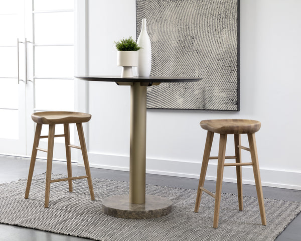 DOMINIC COUNTER STOOL - LIGHT OAK