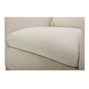 Moe's Linden Swivel Chair in Soft Beige