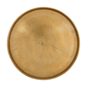 Set of 2 Como Accent Tables Antique Gold