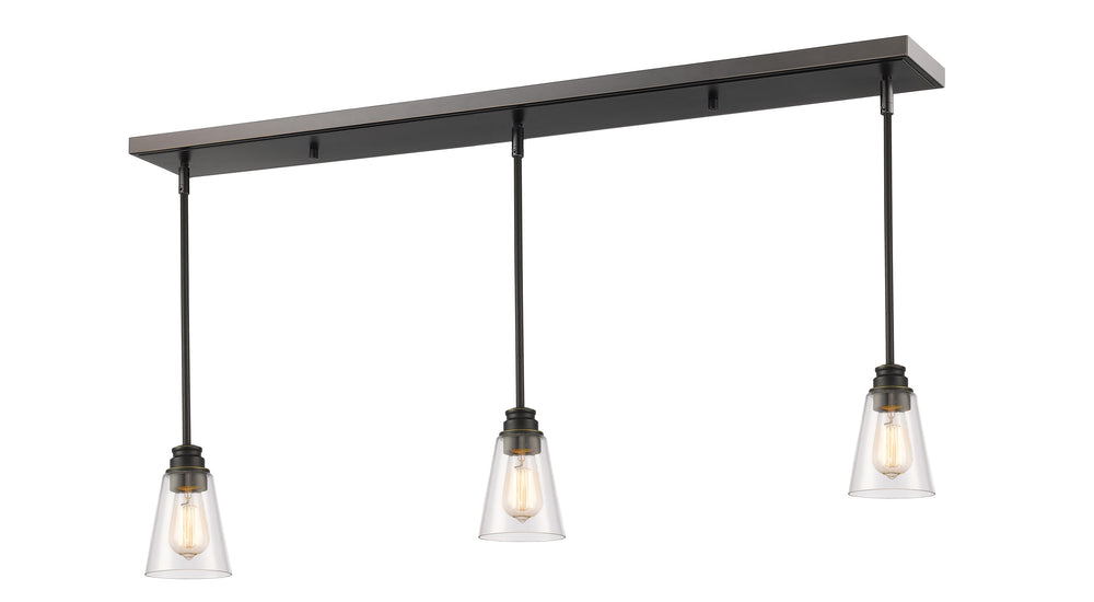 Annora 3 Light Island/Billiard in Olde Bronze Finish