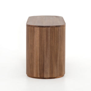 Pilar Desk in Caramel Brown Veneer