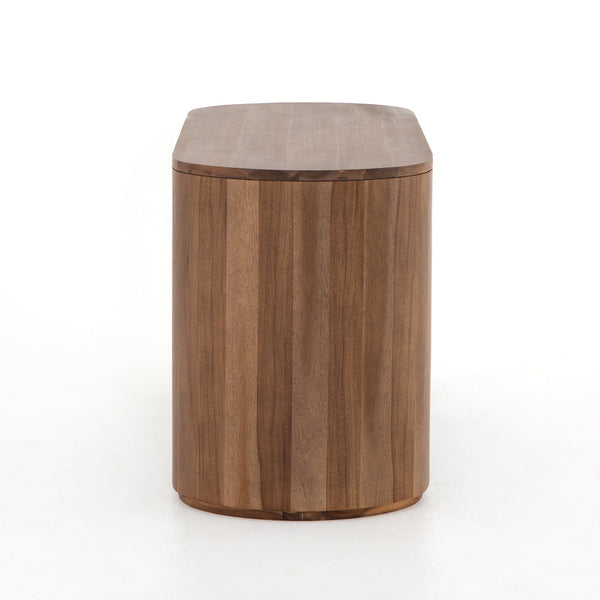 Pilar Desk in Caramel Brown Veneer