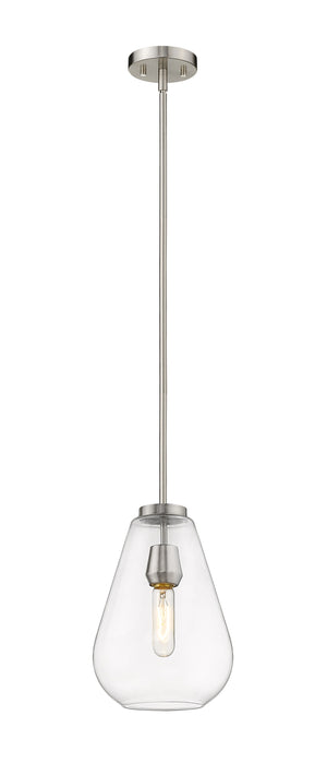 Ayra 1 Light Pendant in Brushed Nickel Finish