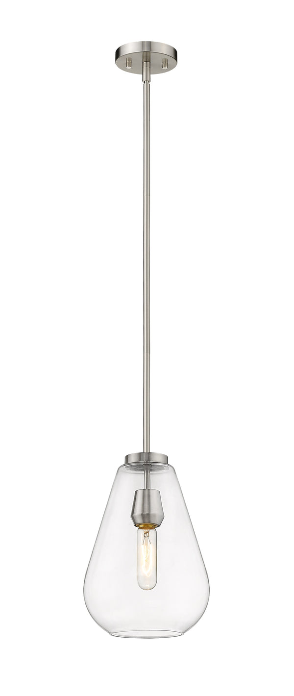 Ayra 1 Light Pendant in Brushed Nickel Finish