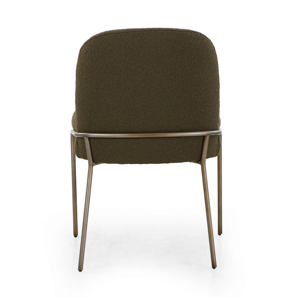 Astrud Dining Chair In Fiqa Boucle Olive