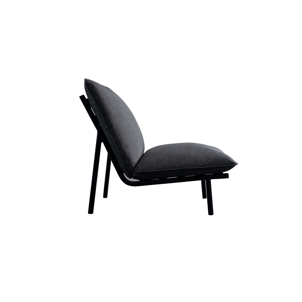 Moe's Morgan Outdoor Accent Chair in Grey