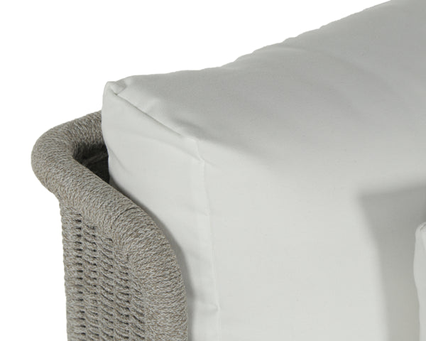 IBIZA ARMLESS CHAIR - NATURAL - STINSON WHITE