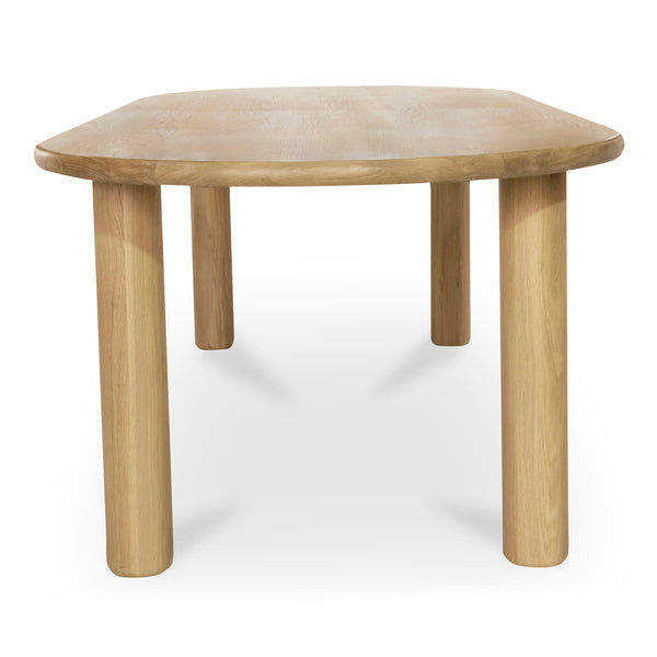 Moe's Milo Large Dining Table in Oak Finish