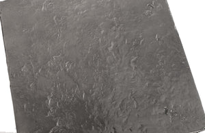 Slate E Pedestal, Liquid Silver