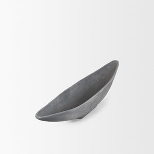 Piero Small Concrete Finished Metal Decorative Bowl