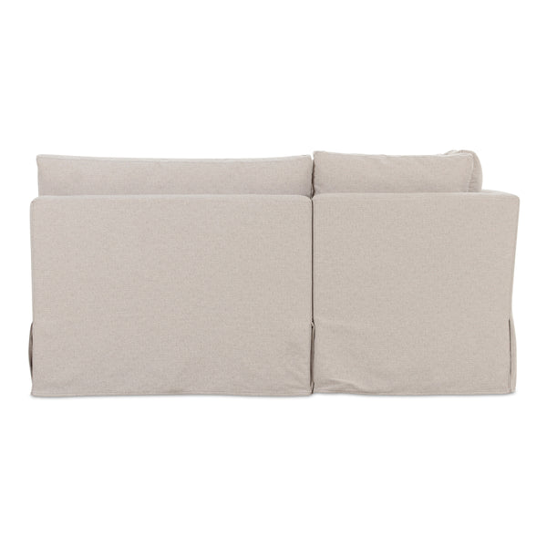 Fable Slipcover U-Shape Dining Banquette Beige 121"