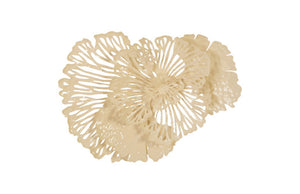 Flower Wall Art, Ivory, Small