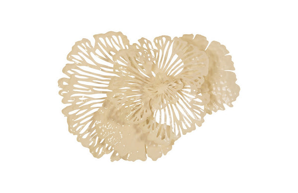 Flower Wall Art, Ivory, Small