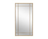 Pasadena Floor Mirror - Brass
