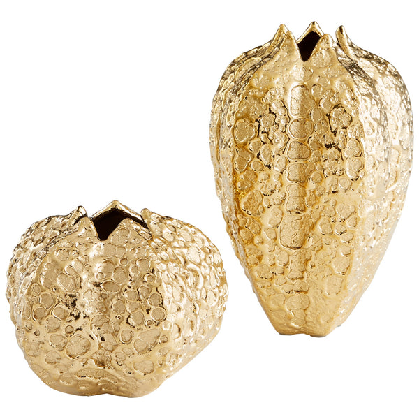 Pores Vase in Gold