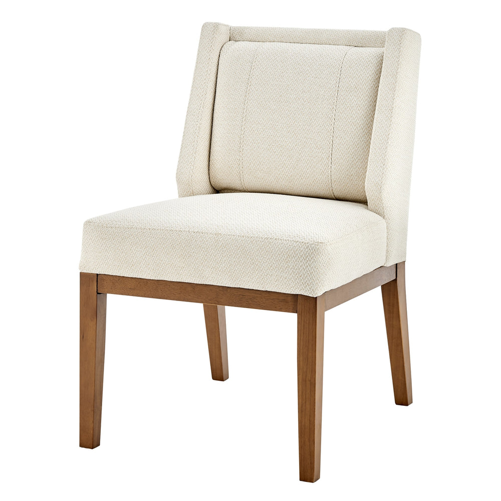 Ethan Fabric Dining Side Chair In Cardiff Cream