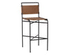 CORRIGAN BARSTOOL - COGNAC LEATHER