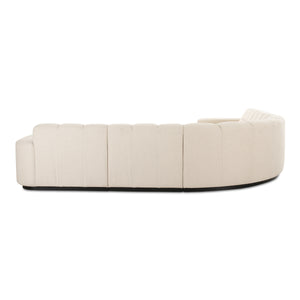 Moe's Roman L-Shaped Sectional in Beige