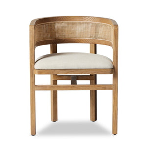 Cordoba Dining Armchair In Bergamo Parchmnt