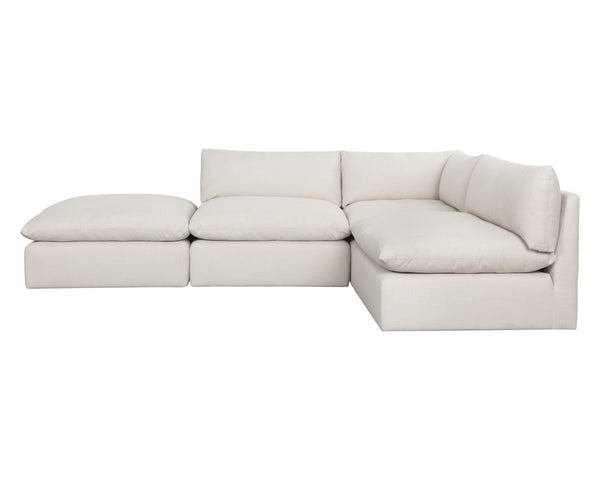 REVE MODULAR - OTTOMAN - EFFIE LINEN