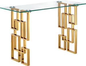 Benny Console Table In Gold